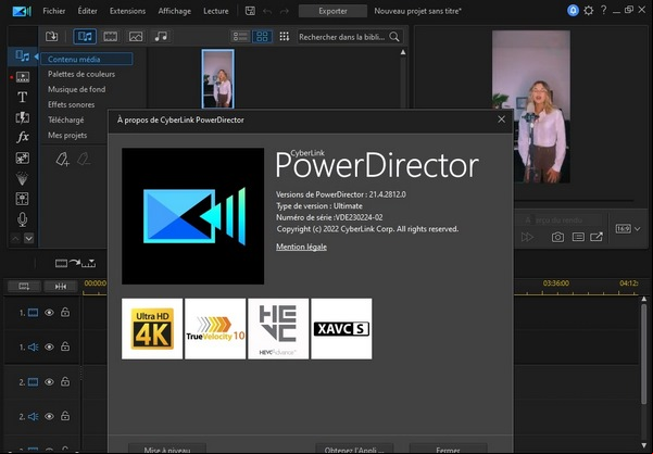 CyberLink PowerDirector Ultimate 21.4.2827.0 Win x64 Multi + Crack