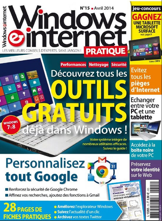 Windows & Internet Pratique N°15 - Avril 2014 PDF